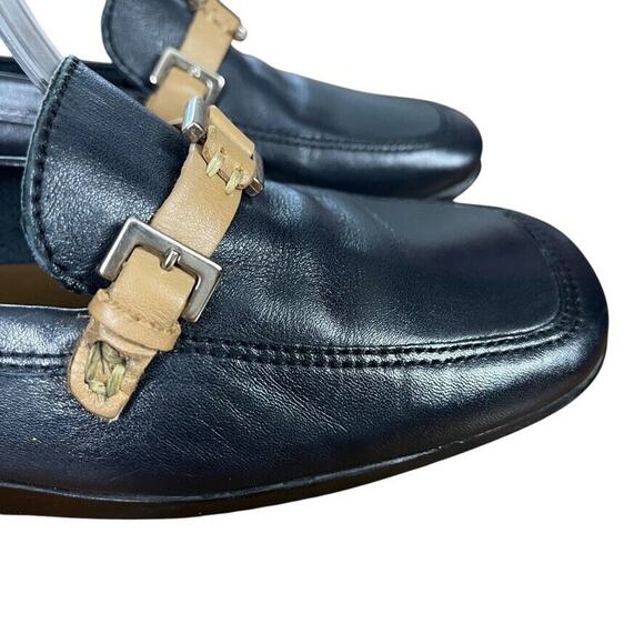 Enzo Angiolini Helene Womens Navy Square Toe Preppy Acedemia Flats Shoes 7 - Picture 13 of 16